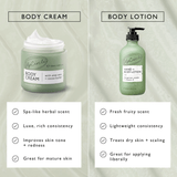 Natural Body Cream with Aloe Vera + Cocoa Butter