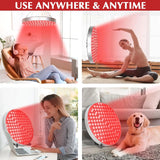 Red Light Therapy Lamp – 660nm & 850nm LED Panel with Stand