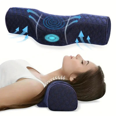 Cervical Memory Foam Pillow – Neck Pain Relief & Support