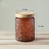 Glass Storage Jar with Airtight Wood Lid