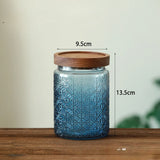 Glass Storage Jar with Airtight Wood Lid
