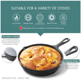 Cast Iron Skillet 14/16/20cm Frying Pan Iron Cookware