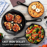 Cast Iron Skillet 14/16/20cm Frying Pan Iron Cookware
