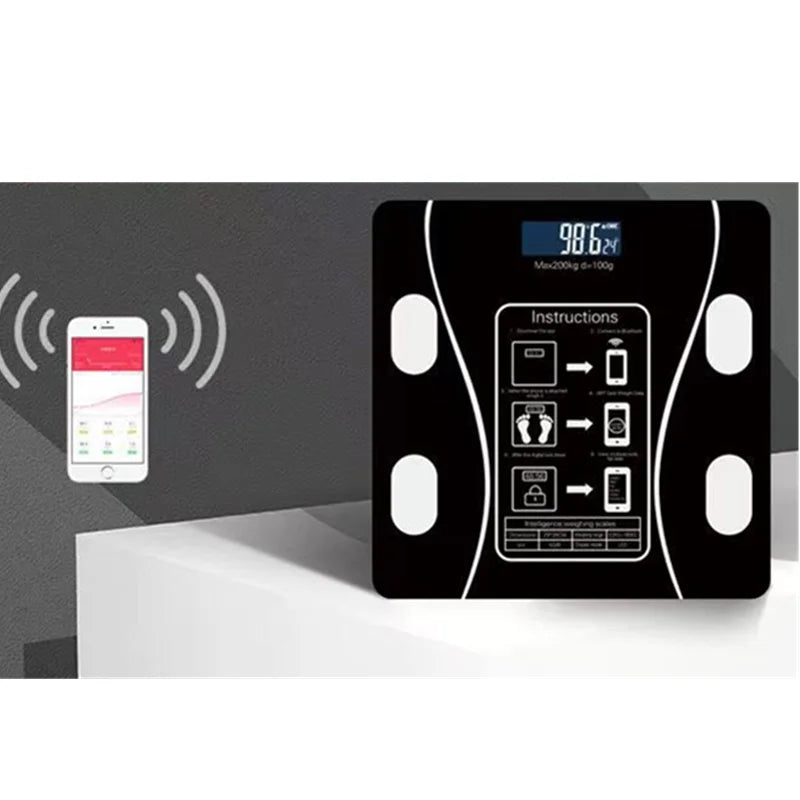 Smart Bluetooth Body Scale – Digital Health & Body Fat Monitor