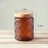 Glass Storage Jar with Airtight Wood Lid
