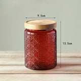 Glass Storage Jar with Airtight Wood Lid