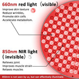 Red Light Therapy Lamp – 660nm & 850nm LED Panel with Stand