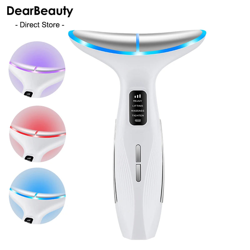 Face & Neck Lift Beauty Device with EMS & LED Therapy