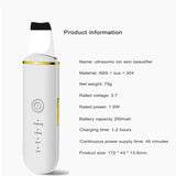 Ultrasonic Skin Scrubber Facial Cleaner