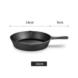 Cast Iron Skillet 14/16/20cm Frying Pan Iron Cookware