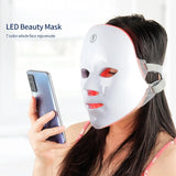 7-Color LED Photon Face & Neck Rejuvenation Mask