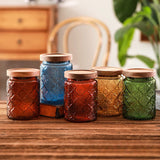 Glass Storage Jar with Airtight Wood Lid