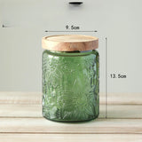 Glass Storage Jar with Airtight Wood Lid